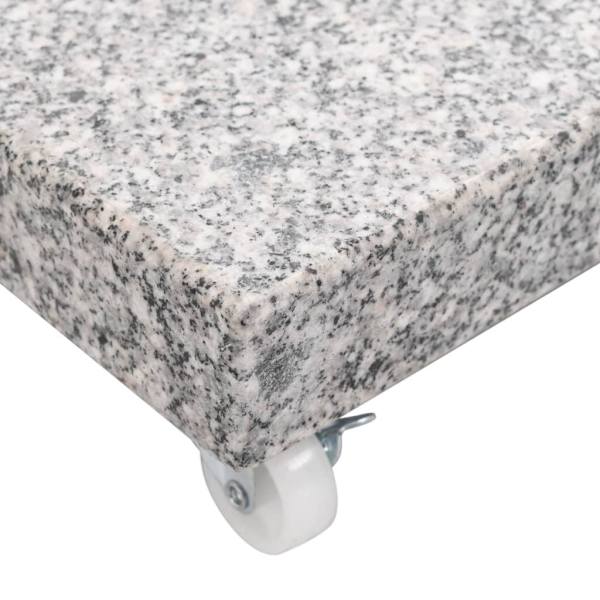 vidaXL Parasol base granit 30 kg firkantet grå Grey gray