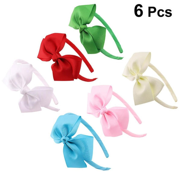 pcs vita hår accessoarer jul hår accessoarer barn rosett hår band hår rosett fest huvudbonad fest pannband 14.50X14.50X8.00CM