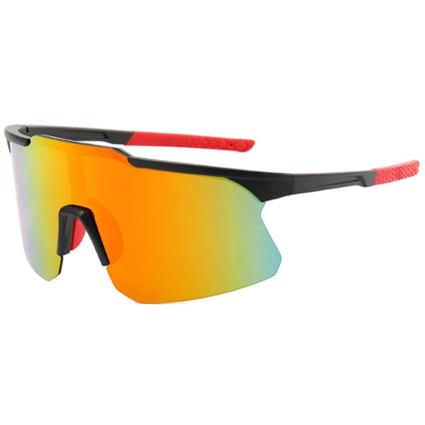 2024 Halvram Löparglasögon Överdimensionerade Sport Vindtäta Solglasögon Cykling Utomhus Män Sport Solglasögon för Unisex 12 sunglasses unisex outdoor