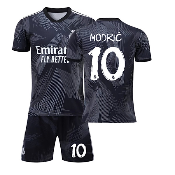 22-23 Real Madrid 120-års jubilæums Y3 fælles trøjesæt nr. 9 Benzema nr. 20 Vinicius fodboldtrøje thailandsk udgave No Number Size 26 140-150cm
