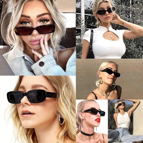 DLL95004 DL Rektangulære Solbriller 2024 Tilpasset Fashion Designer Vintage Kvadratiske gafas de sol Smalle Kvadratiske Stel C10 square sunglasses
