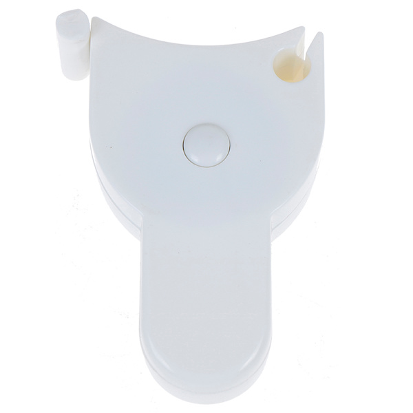 Kroppsmålebånd for å måle midje, vekttap, fitness, hvit White one size