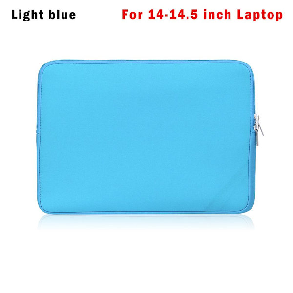 Kannettavan tietokoneen laukku, suojakotelo 14-14,5 tuuman tietokoneille, vaaleansininen light blue For 14-14.5 inches