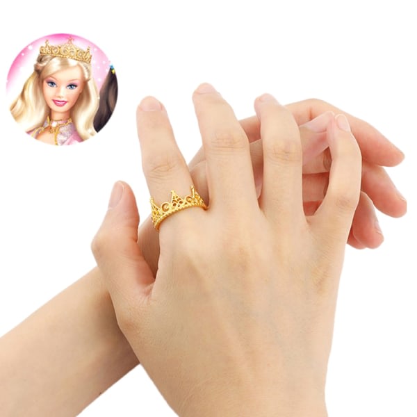 Barbie Princess Ring Tecknad Barbie som prinsessan och fattiga