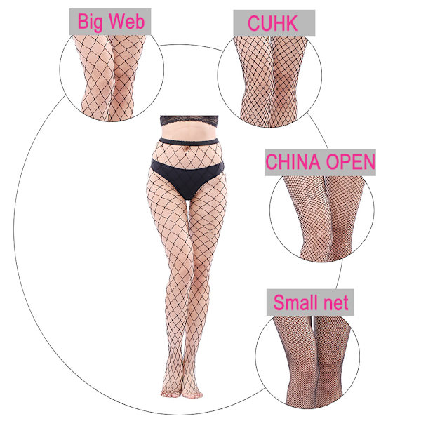 pcs High waist fisknät tights Strumpor Kvinnor, hög midja