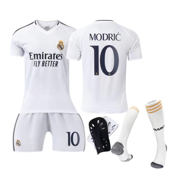 -Real Madrid hemmatröja 24-25 barn vuxen kostym fotbollströja No socks size 5 20
