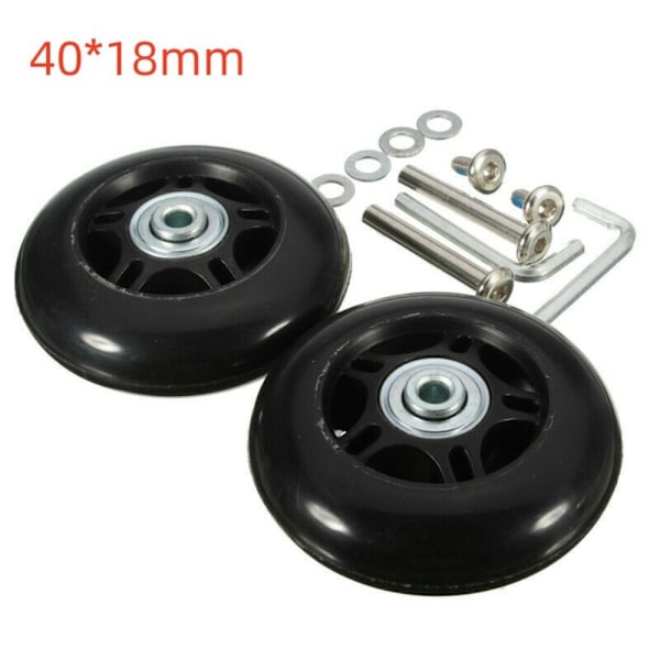 1 set resväskor delar axlar bagagehjul 40MM*18MM 40mm*18mm 40mm*18mm