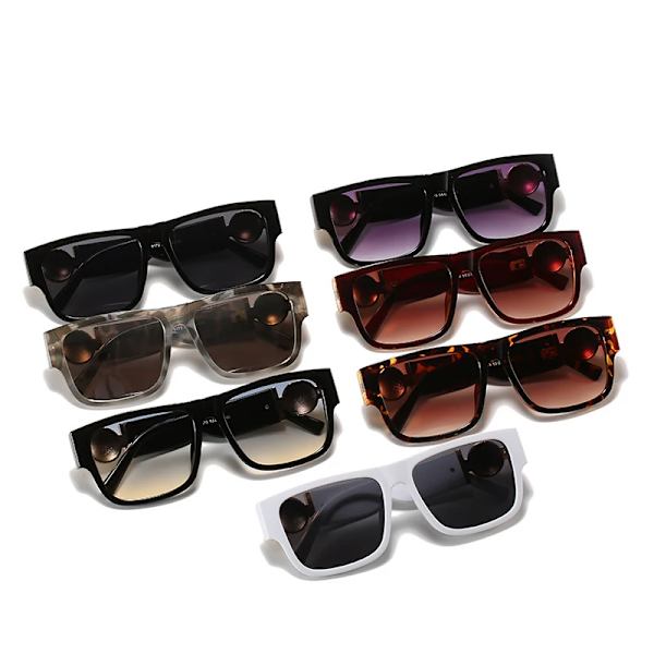 Bästa varumärkes solglasögon lyx designer solglasögon fabrik grossist anpassad logotyp överdimensionerade solskydd OEM C5 Leopard/brown KD8173