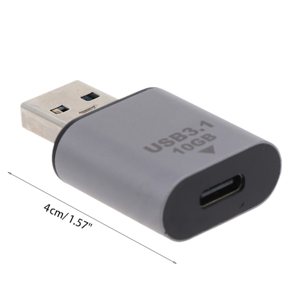 10 Gbps USB 3.0 Han til Type C Hun Adapter Super Hurtig Data Synkronisering Opladning Konverter til Laptop PC Power Bank Oplader