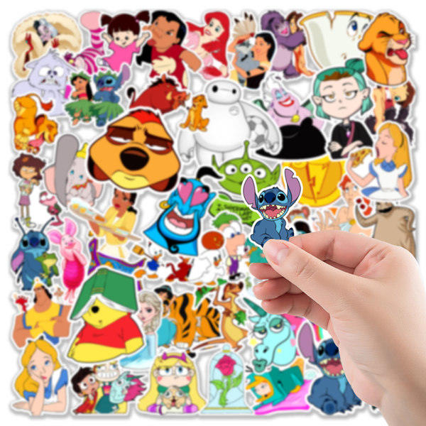 50 Disney Mix Tegneserieklistremerker
