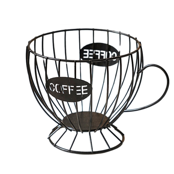 Stiligs metall kaffe kapselholder enkel holdbar snacks arrangør for vask Letter color,size