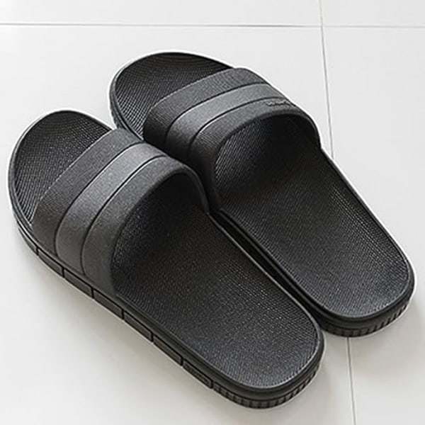 SQBB Herr/Dam Simskor Tofflor Tofflor Sommar Slide Mules Simskor Inomhus/Utomhus Strand Icke-Halk Bad Unisex,Svart,42-43