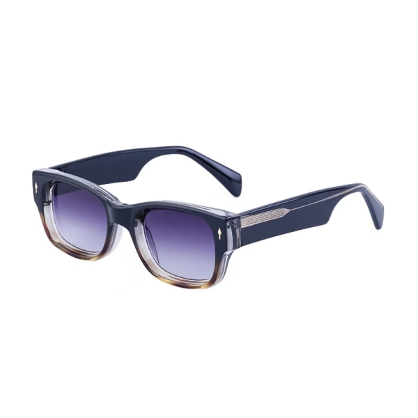2024 New Fashion Solglasögon för män Propionsyra Metallkärna Anti-UV Svart Grön Båge Tillverkad av PC-linser i glas TAC Partihandel sunglassesC4 frame