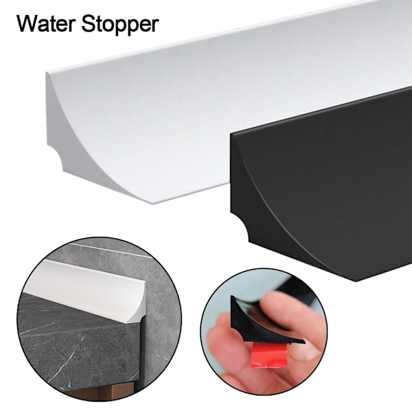Vandstopper Vandtilbageholdelsesstrimmel SORT 50CM sort black 50cm