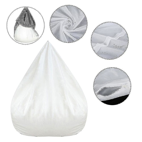 Vandtæt Inderbetræk til Lazy Bean Bag Sofa, Uden Fyld - Størrelse 100x120 cm