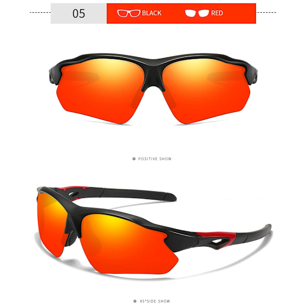 Dubery UV 400 polariserede sportssolbriller til mænd 2024 fashion solbriller 2024 5