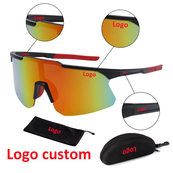 2024 Puolikehys Juoksulasit Ylisuuret Urheilu Tuulenpitävät Aurinkolasit Pyöräily Ulkoilu Miesten Urheiluaurinkolasit Unisexille 6 sunglasses unisex outdoor
