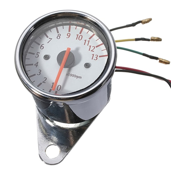 65mm Bilmåler Omdrejningstæller 12V Justerbar 0-13000 RPM Pointer Omdrejningstæller