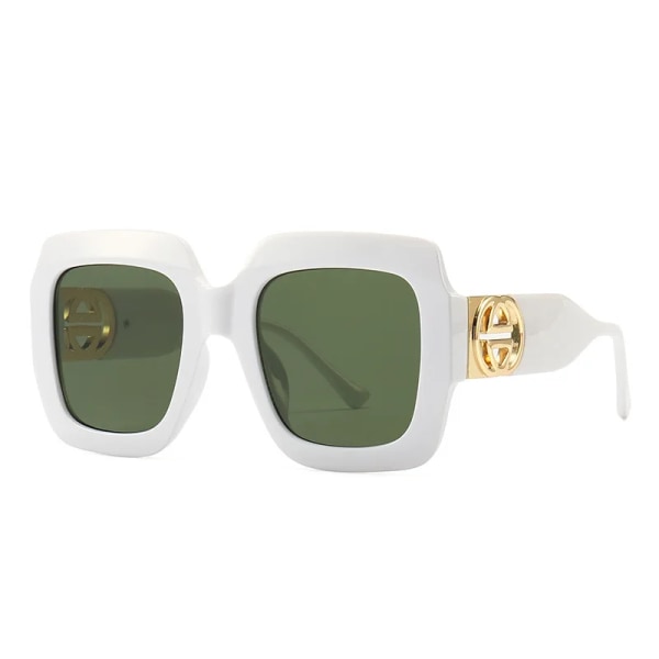 2024 uudet Think Frames -neliönmuotoiset aurinkolasit naisille - ylisuuret, ylelliset aurinkolasit tukkumyynti - metalliset lisävarusteet - mukautettu logo c6 sunglassses