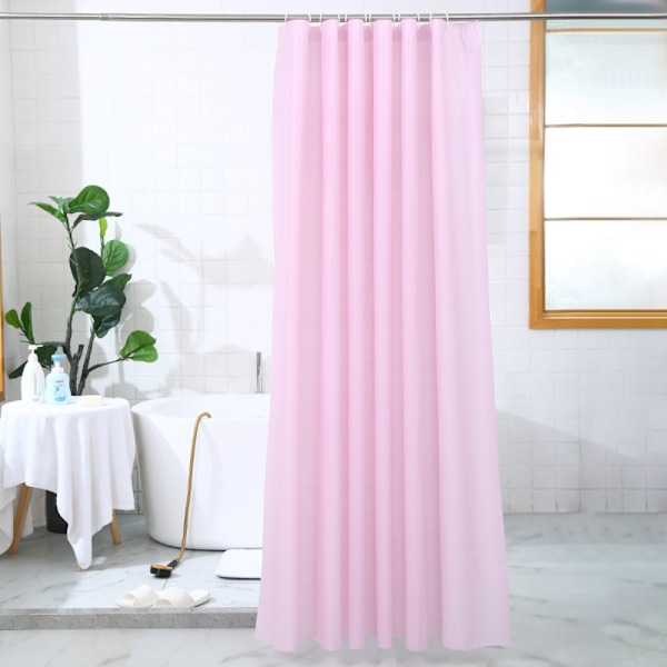 Shower curtain Bathroom curtain LIGHT PINK