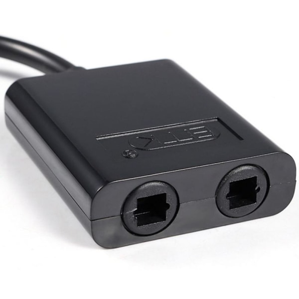 Optisk Splitter 1 In 2 Out Digital Toslink Splitter 1 in 2 Output Audio