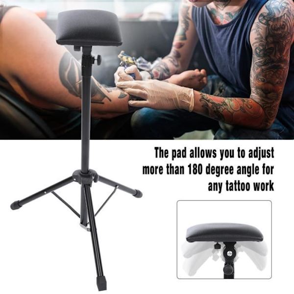 HURRISE Arm Stand Stativ Höjdjusterbart Tatuering Armstöd Stativ Stativ med mjukt svampkudde