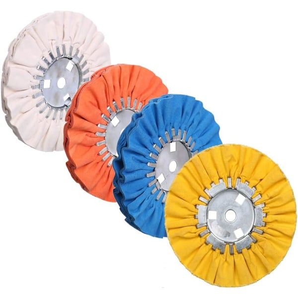 Airway polishing disc 4-piece kit (white, orange, blue, yellow)