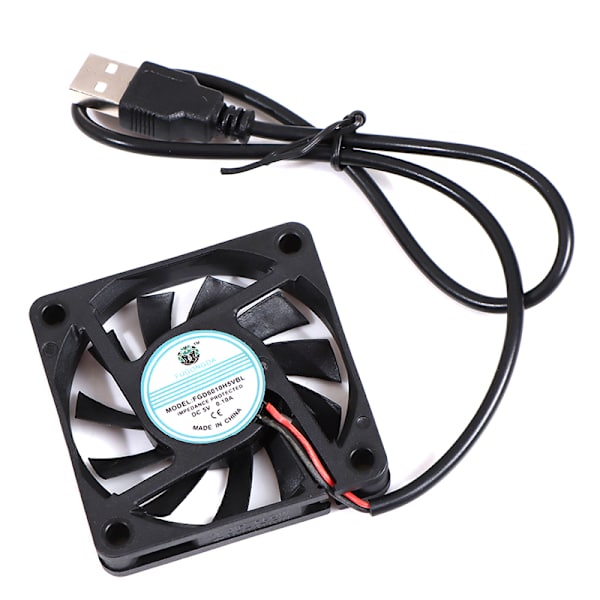 DC 5V USB børsteløs ærme leje Fen Computer PC Silent Køler Sort Black 6 cm