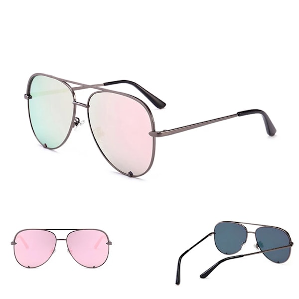 Morglow MG39305 Pink Pilot QUAY Solbriller Fashionable Oversized Kvindesolbriller Trendy 2024 C10