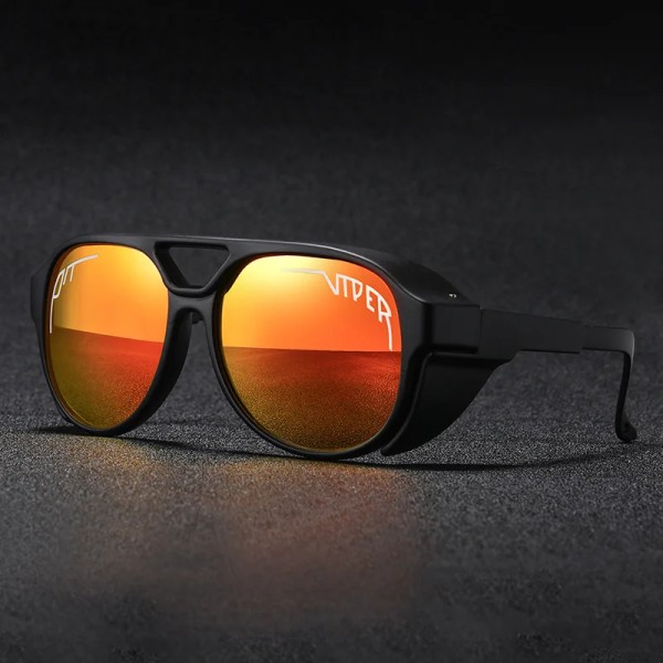2024 New branded Punk Windproof Glasses Polarized Outdoor Sports Sunglasses For Ski Ride Mirror