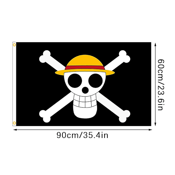 SKY FLAG Pirat Monkey D. Luffy Kranie Flag 60*90CM Polyester St