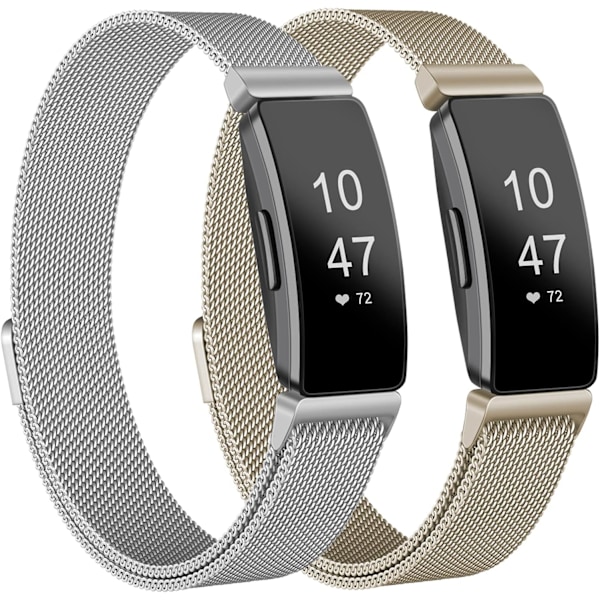 Metallbånd for Fitbit Inspire 2 & Fitbit Inspire HR & Inspi,ZQKLA