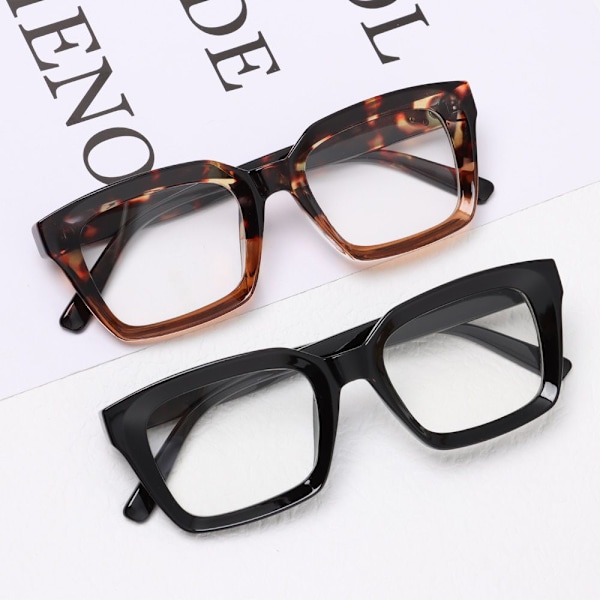 Läsglasögon Presbyopia Glasögon TRANSPARENT STYRKA transpa transparent Strength +1.00-Strength +1.00