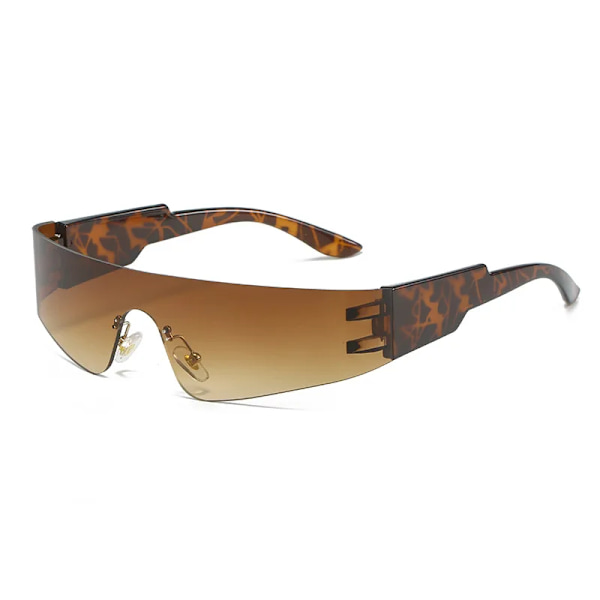 2024 Tulevaisuuden Aurinkolasit Trendikkäät Yhden Linssin Aurinkolasit Punk Gafas De Sol Fashi C7 Wrap Around Sunglasses