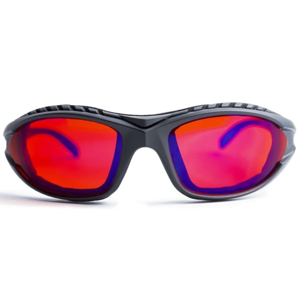 Röda glasögon 100% grönt ljus och blått ljus blockerande glasögon bärnstensfärgade glasögon anti-trötthet hjälp sömn glasögon laser glasögon Orange Lens: Blocks 100% Blue Sport Styles