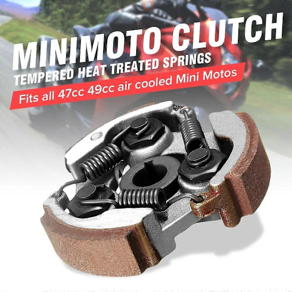 2-takts 47cc 49cc Min Centrifugal Koppling Legering Mini Moto Dirt Bike Atv Quad 3 Sko Fjäder (FQ)