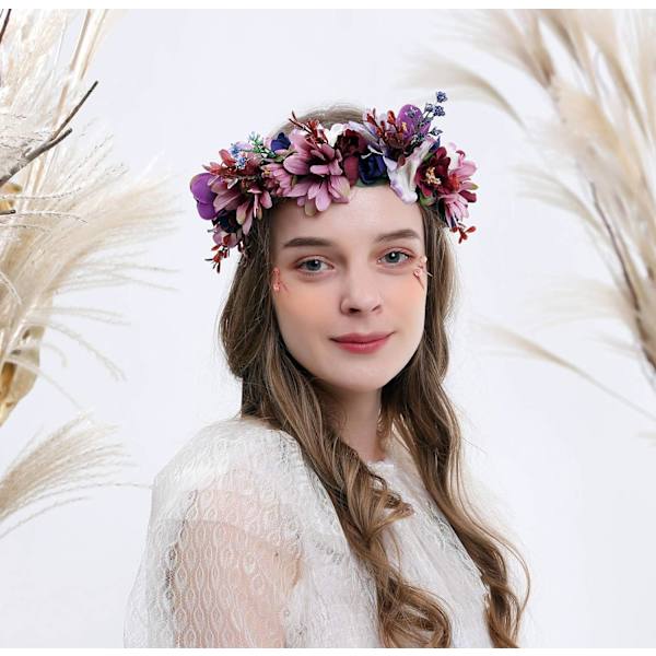 Krone pandebånd blomsterkrans pandebånd hårkrone hår med bånd