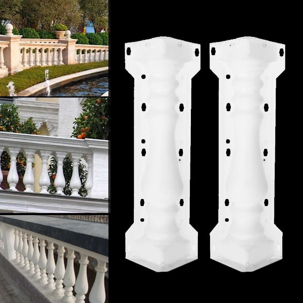 Romsøjleform 52 cm betonform plastik søjleform støbeform DIY hegn