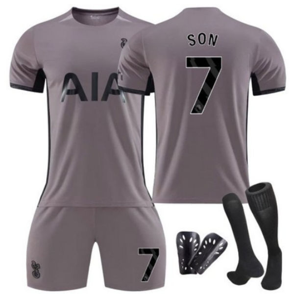 21-22 Tottenham kotivalkoinen nro 10 Kane nro 7 Son Heung-min jalkapalloasuasu sukilla tehtaan tavarat Tottenham Hotspur No. 7 22#