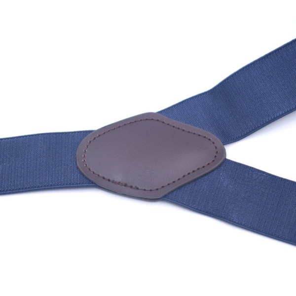 3,5 cm brede Y-formede seler til mænd Navy blue