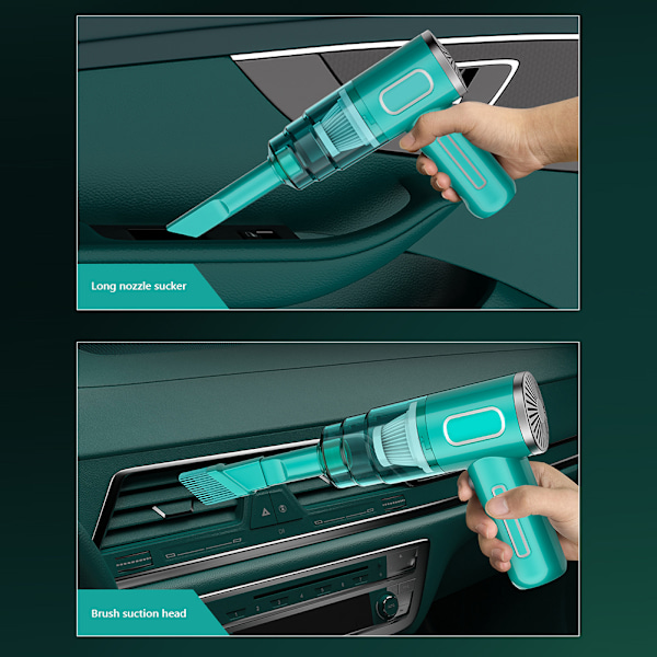 29000PA Kannettava Auton Imuri Langaton Käsikäyttöinen Imuri Autoon ja Kotikäyttöön musta musta black 1 Filters