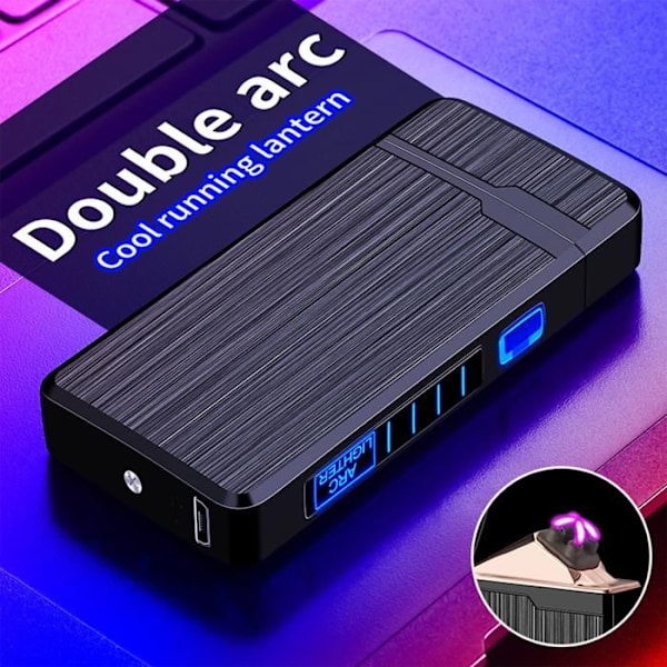 TD® Lighter Arc Charge Black vindafvisende lighter