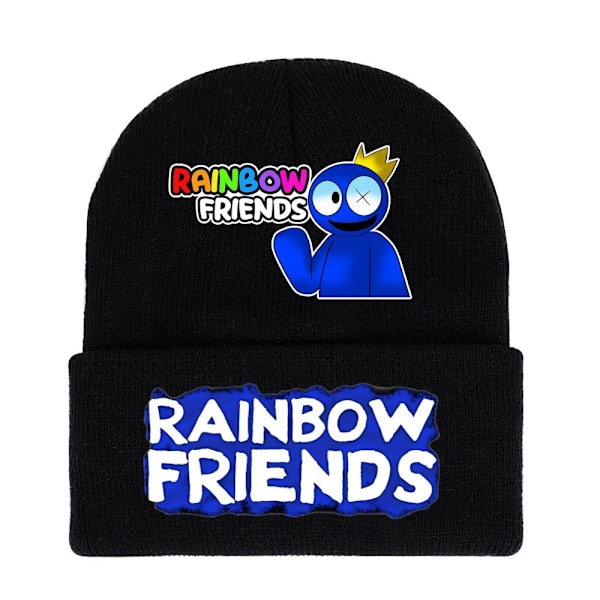 Roblox Rainbow Friends Stickad Mössa Kallt Vinter Varma Mössa e Spel