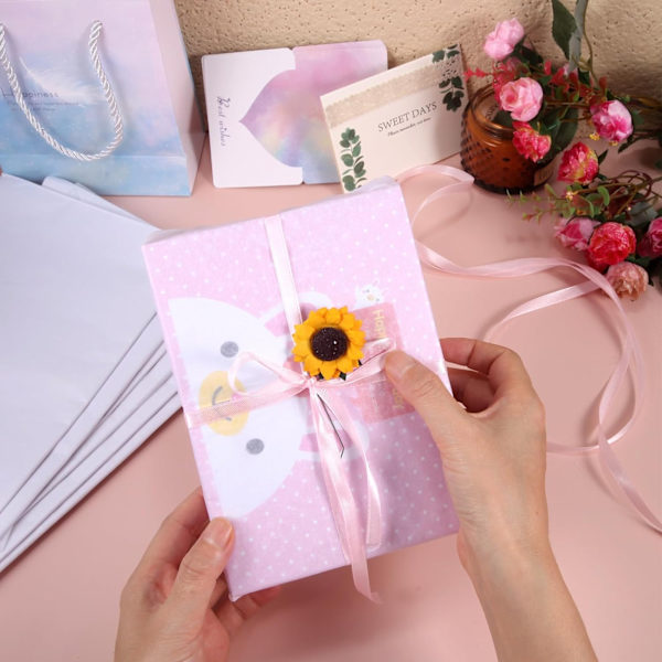 Transparent craftpapper vävpapper, 80 ark vitt för presentpåsar, 30*20cm DIY konstvävpapper för teckning, skapa pappersblommor, fyllning