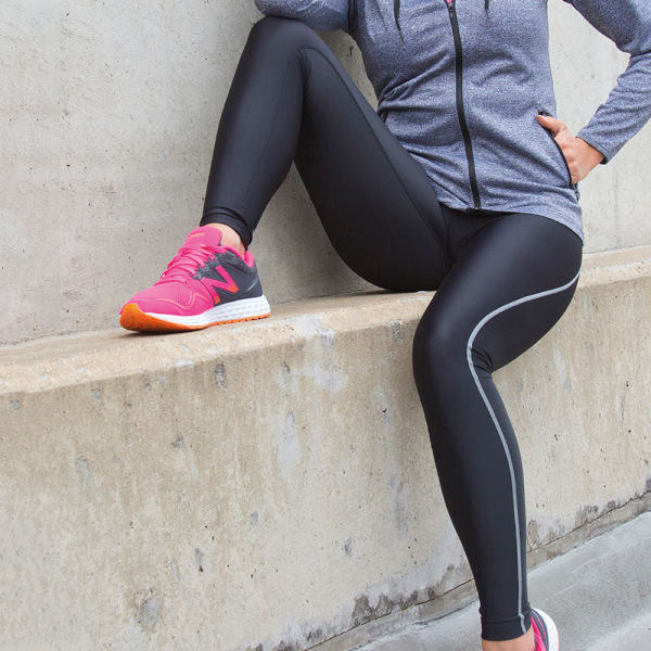 Spiro Dame/Dame Bodyfit Performance Base Layer Leggings XL- Black XL-2XL