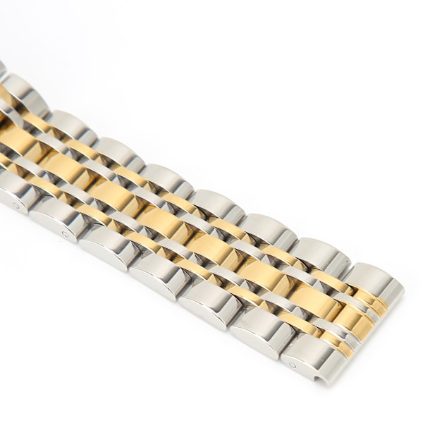 Eksklusiivinen ja elegantti ruostumattomasta teräksestä valmistettu rannekellohihna, vaihtokellohihna, osat, tarvikkeet 21 mm / 0,83 tuumaa