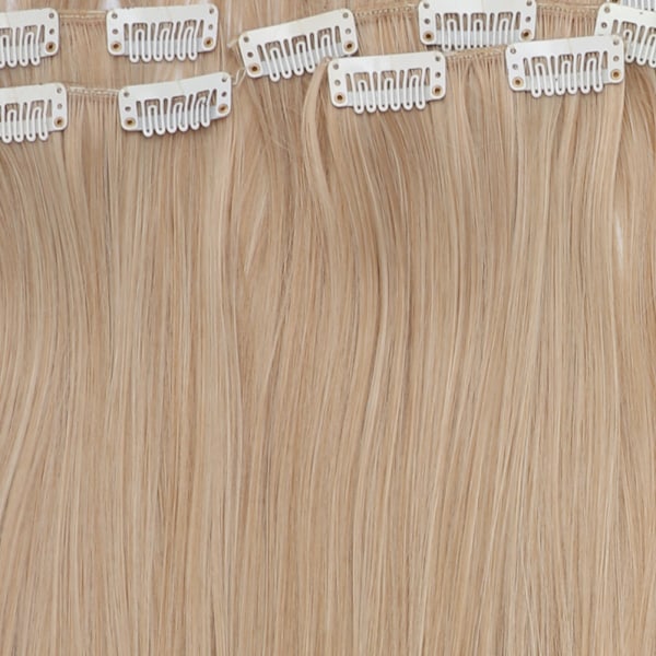 6 stk. Langt Lige Hår Extensions Paryk Sæt 16 Clips Hårstykke Styling Værktøjer 02#