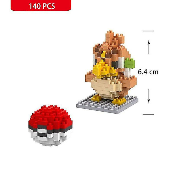 Nanoblocks Lille Bygge Pikachu Mursten Model Uddannelsesmæssige Legetøj Til Børn Fødselsdag Mursten Blokke Farfetchd