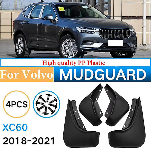 Lokasuojat Volvo Xc60 2018 2019-2022 Etu- ja Takalokasuojat Lokasuojat Lokasuojat Auton Tarvikkeet Loksuojat