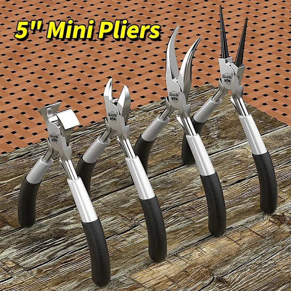Mini Diagonal Tang Rund Bøjning Nål Næse Tang Klip Værktøj Håndlavet Perle Isoleret Tang Til DIY Små Smykker Tang Værktøj C